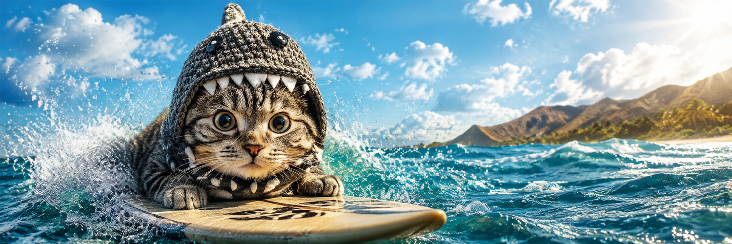 Shark Cat $NALA banner — Nala the apex
